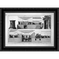 thumbnail image 1 of Floor Plan of the Surgeon at Pompeii 24x20 Black Ornate Wood Framed Canvas Art by Piranesi, Giovanni Battista, 1 of 2