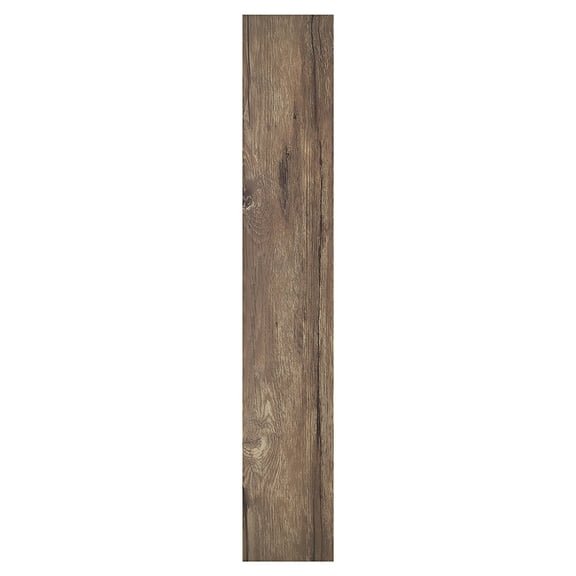 Floor Planks Do it Yourself Peel N' Stick Vinyl Wood Look Planks (6" x 36", Saddle)