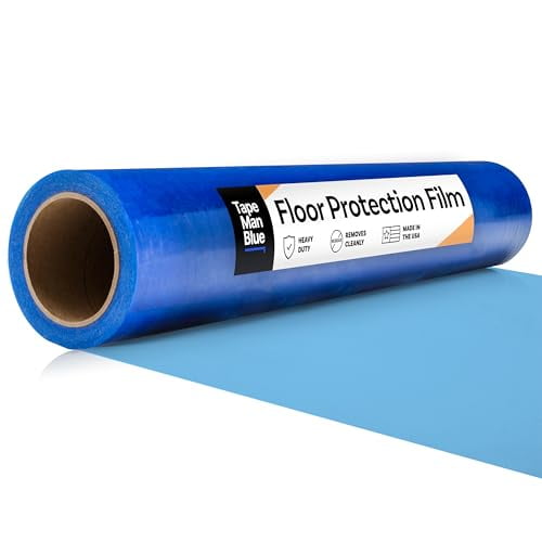 36" X 200' Blue Crash Wrap Film - 2.5 Mil Thickness | Self-Adhesive, UV Inhibited For Car & Surface Protection