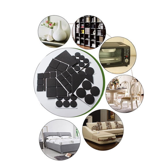 UKCOCO Table Mat EVA 2Pcs Non Slip Furniture Protectors for Home Use 15.5x9.8in