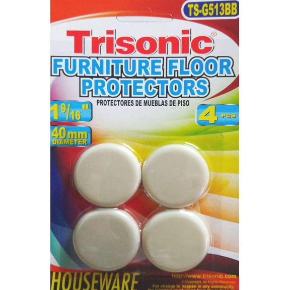 Floor Protectors Trisonic 4 Pcs Furniture Mover Pad Sliders Plastic Scratch Free Floors 1-9/16 inches