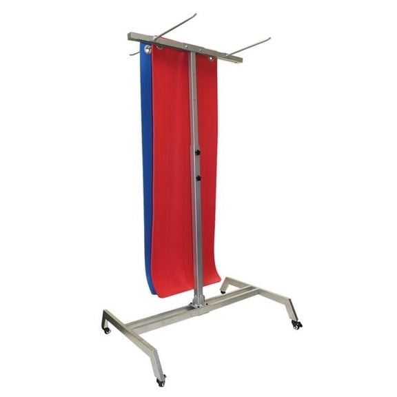 Floor Rack with Casters - Holds 30 Mats