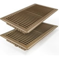 Floor Register 6 x 12 Inch 2 Pack, Floor Vent Covers for Home Floor