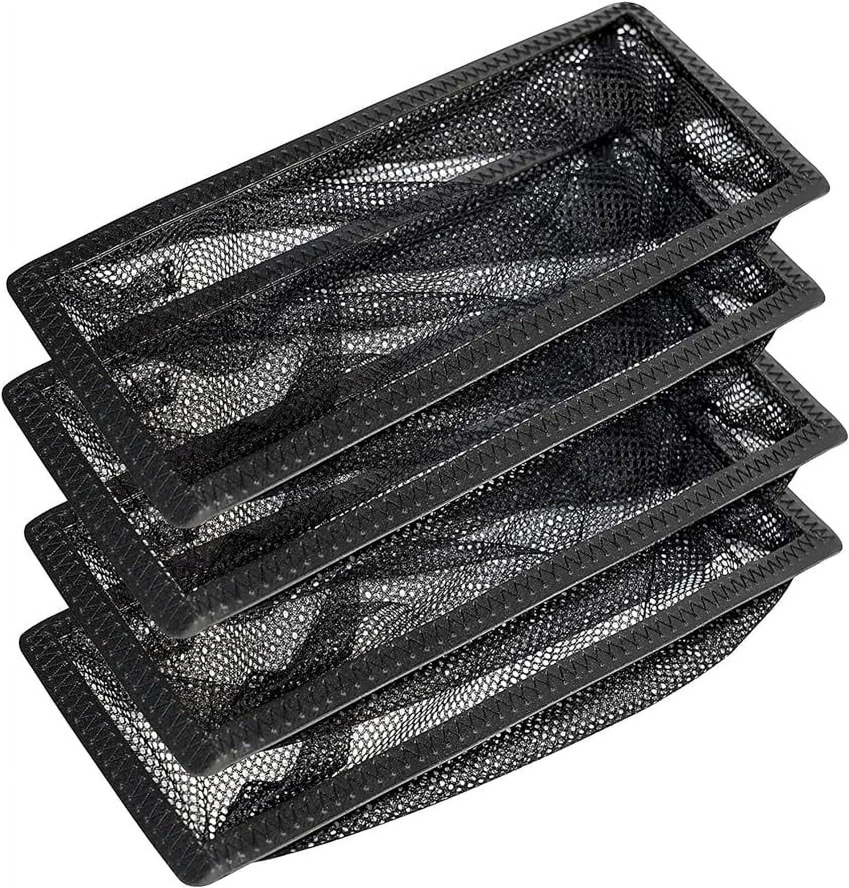 Floor Register Trap/Cover - Screen for Home Air Vent Filters 4"x10" 4-Pack