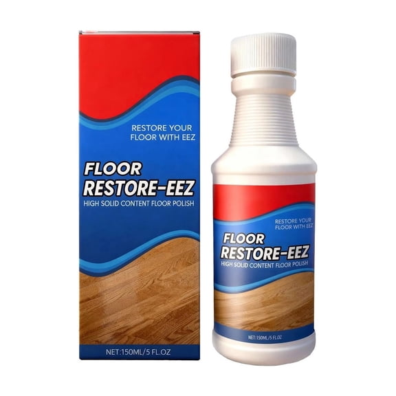 Floor Restore Cleaner, High Solid Content Floor Polish for Shine Renewal & Protective Layer, Helps Conceal Small Scratches, Quick-Drying Protective Finish（1 PCS）