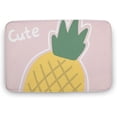 thumbnail image 1 of Floor Rug Cute Pineapple Pink Door Mat,Rug Easy Clean,Cartoon Pineapple Rug Welcome Door Mats for Home Decor Living Room Bedroom Bathroom Kitchen Front Porch Fruit Indoor Mat 16"×24", 1 of 4
