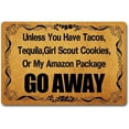 Floor Rug Doormat Funny Door Mat Tacos Tequila Amazon Package