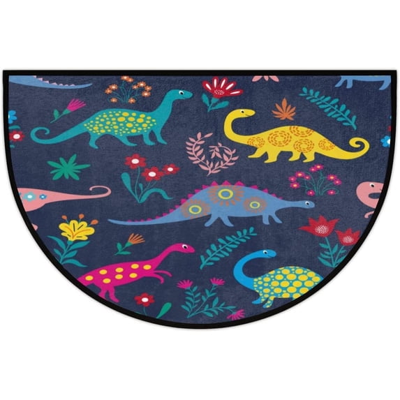 Floor Rug Happy St Patricks Day Gnomes Green Shamrock Leaf Car Truck Irish Doormat Home Decor Irish Lucky Shamrocks Floor Mat Non-Slip Front Door Mat Entryway Decor 18"×30"