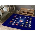 thumbnail image 1 of Floor Rug, Printed Rugs, Gym Rug, Trendy Rugs, Gift Rugs, American Football Rug, Gift For Him Rug, Navy Blue Rug, Saloon Rugs, Decorative Rug, 2.3'x3.3' - 70x110 cm, 1 of 9