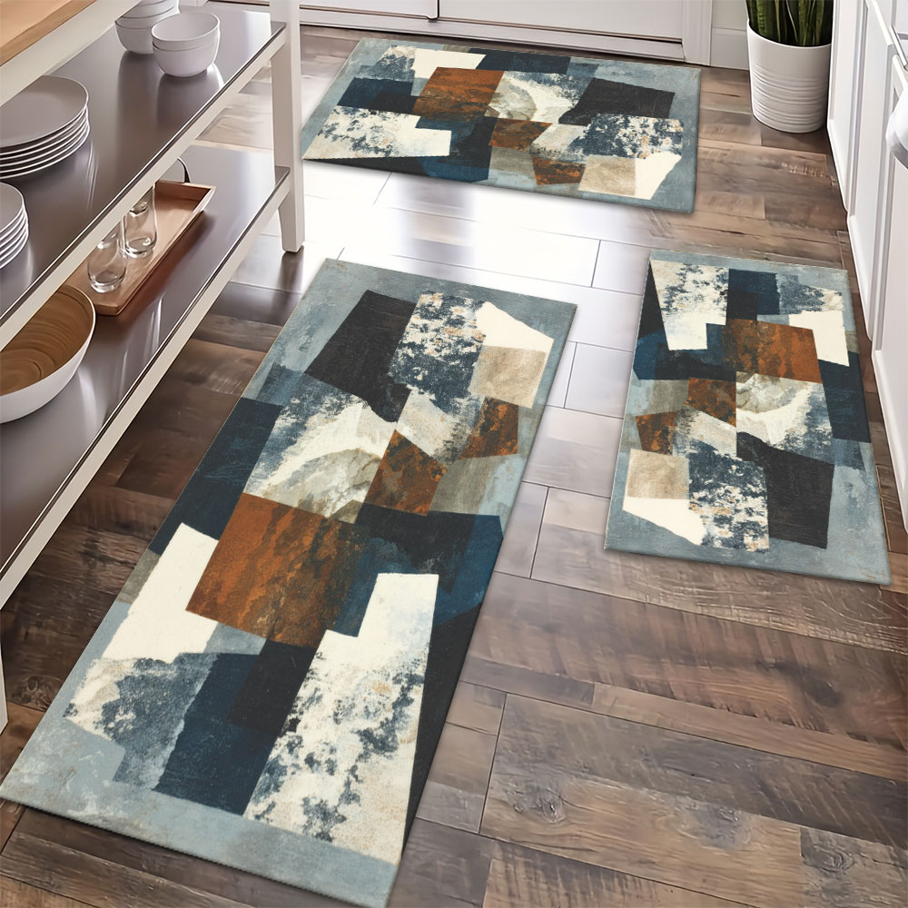 Floor Rugs Sets 3 Piece with Runner, Farmhouse Kitchen Rugs and Mats ...