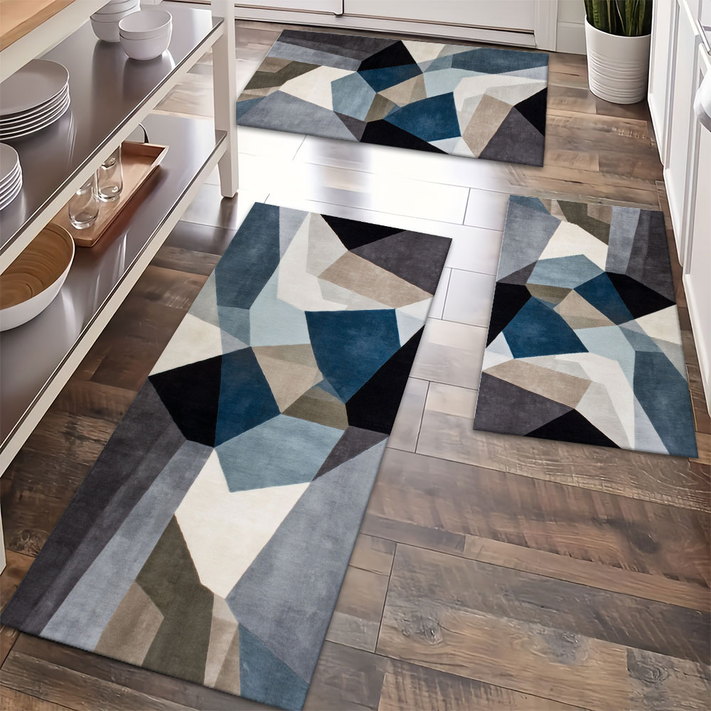 Floor Rugs Sets 3 Piece with Runner, Farmhouse Kitchen Rugs and Mats ...