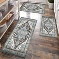thumbnail image 1 of Floor Rugs Sets 3 Piece with Runner, Farmhouse Kitchen Rugs and Mats Non Skid Washable Runner Rug for Kitchen Sink Laundry, 1 of 12