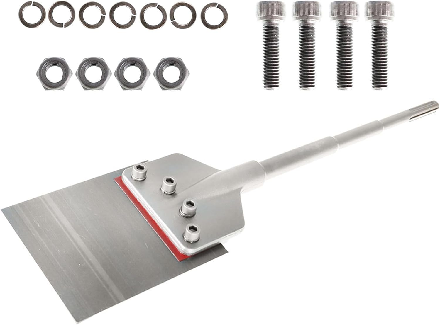 Floor Scraper 6in Wide Tile Removal Bit with Long Handle and Heavy