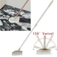 thumbnail image 1 of Floor Scrub Brush Adjustable Long Handle Scrubber Cleaning Tile Bathroom Bathtub Detachable Brush Heads Brush Sweeper Broom for Cleaning Tile, Bathroom, Tub, Bathtub and Patio, 1 of 8