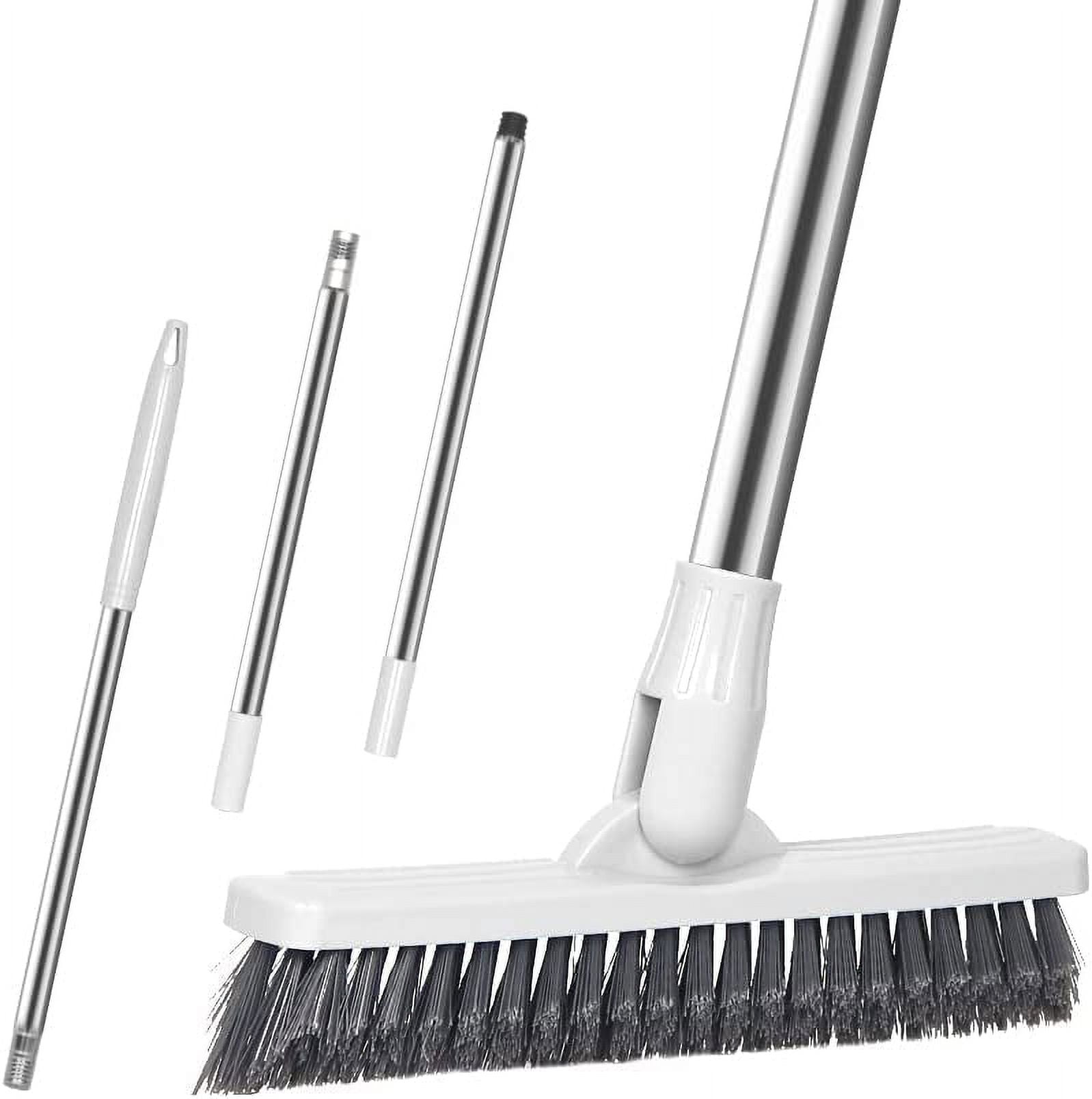 Rotating Cleaning Brush Crevice Floor Scrub Brush Tile Grout Broom