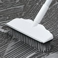 thumbnail image 1 of Floor Scrub Brush with Handle, Stiff Bristle Scrubber, 2-in-1 Cleaning Tool, Removes Tough Grime and Targets Tile Grout for Patio, Tub, and Kitchen Floor., 1 of 5