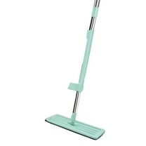 Floor Scrub Brush with Long Handle, 2 in 1 Scrape and Brush, Floor Squeegee, Sweep and Squeegee Multifunction Household Cleaning Broom, Stiff Bristles for Cleaning Bathroom, Garage, Kitchen, Tile