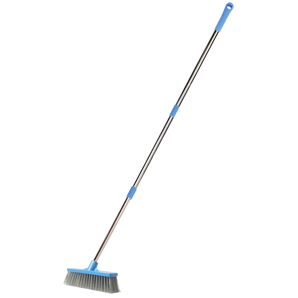 Floor Scrub Brush with Long Handle Stiff Bristle Shower Cleaning Broom