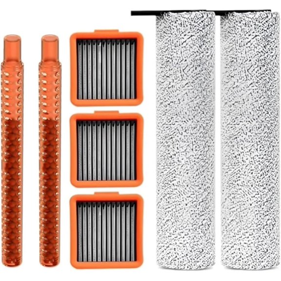 Floor Scrubber Replacement Parts,Compatible For Uwant2.0 D5 D100 D100pro V8 Roller Brush Filter Accessories