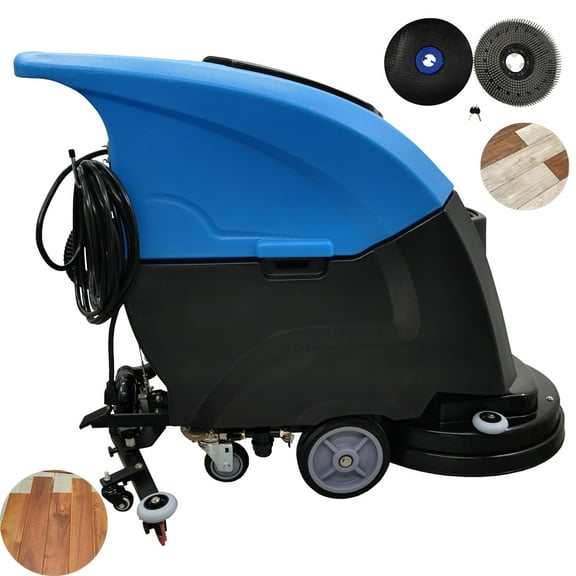 Floor Scrubber Washing Drying Machine Electromechanical Wire Commercial Automatic 110V