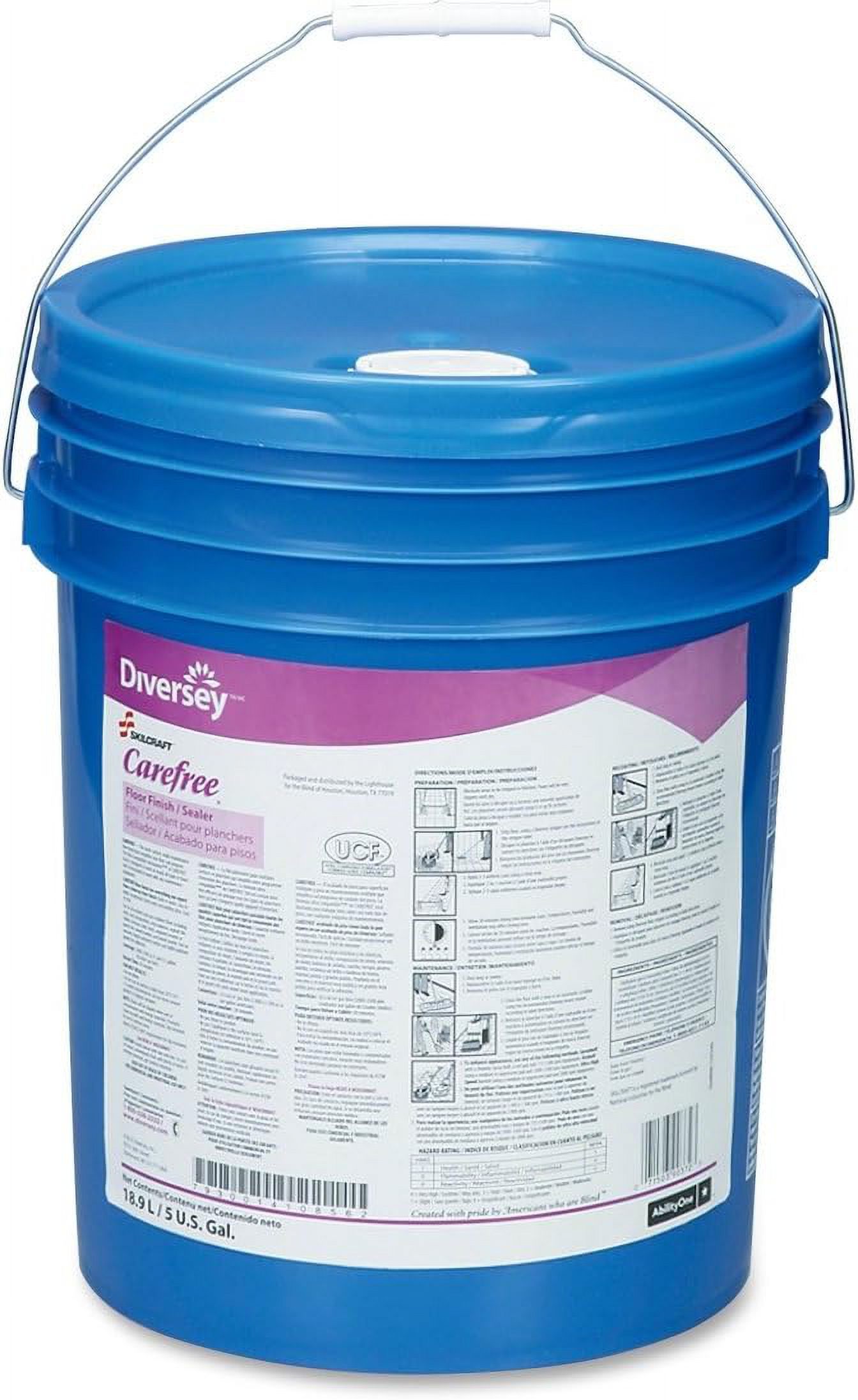 Floor, Sealer, NonBuffing, ReadyToUse, 5 Gal