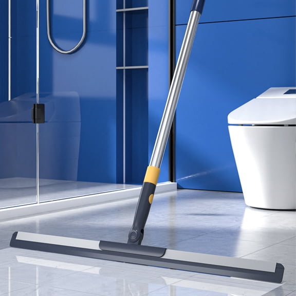Floor Squeegee 52cm Wide 180 Degree Adjustable Head,Multi Purpose Water Cleaner For Bathroom Tile And Glass For Household Cleaning(Blue)