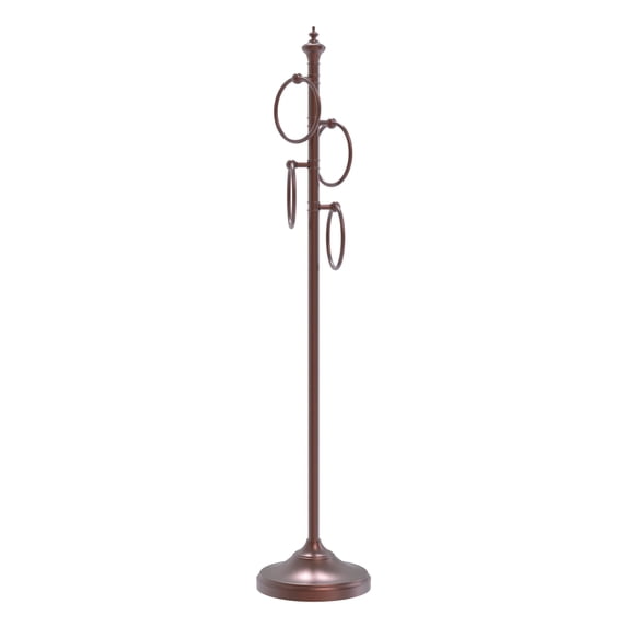 Floor Standing 4 Towel Ring Stand (Build to Order)