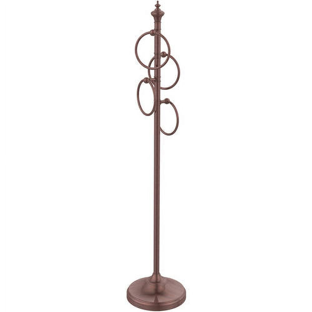 Floor Standing 4 Towel Ring Stand (Build to Order)