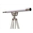 thumbnail image 1 of floor standing chrome with white leather anchormaster telescope 65 inch, 1 of 5