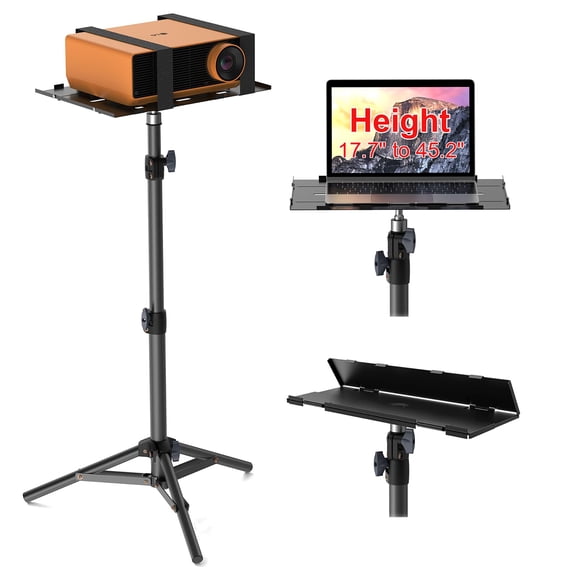 Floor-Standing Height-Adjustable Projector Stand/Tripod