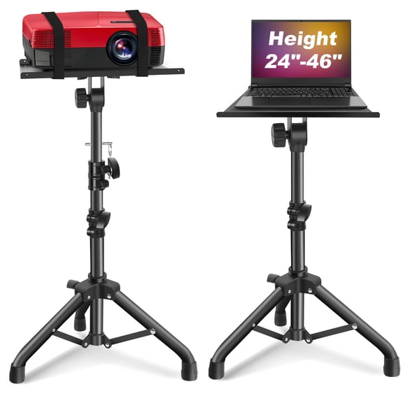 Floor-Standing Height-Adjustable Projector Stand/Tripod