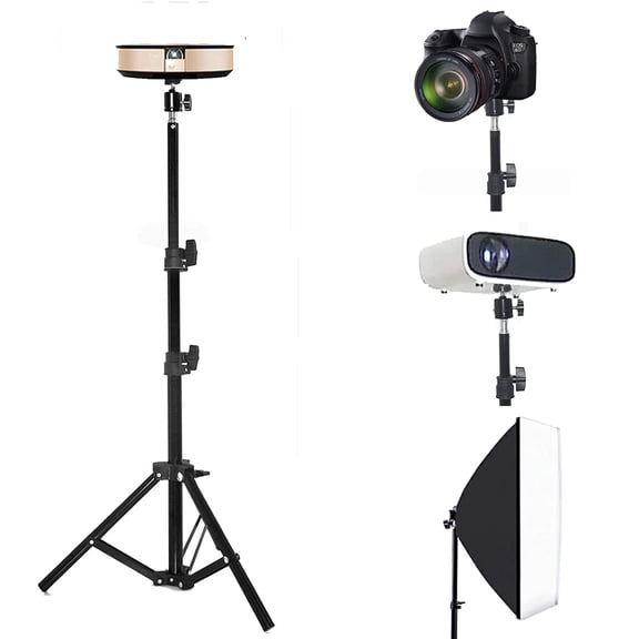 Floor-Standing Height-Adjustable Projector Stand/Tripod