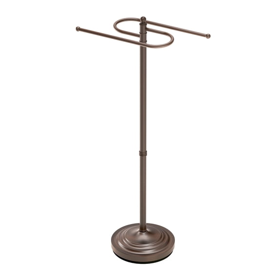 Gatco 1508 Floor S-Style Towel Stand, Bronze