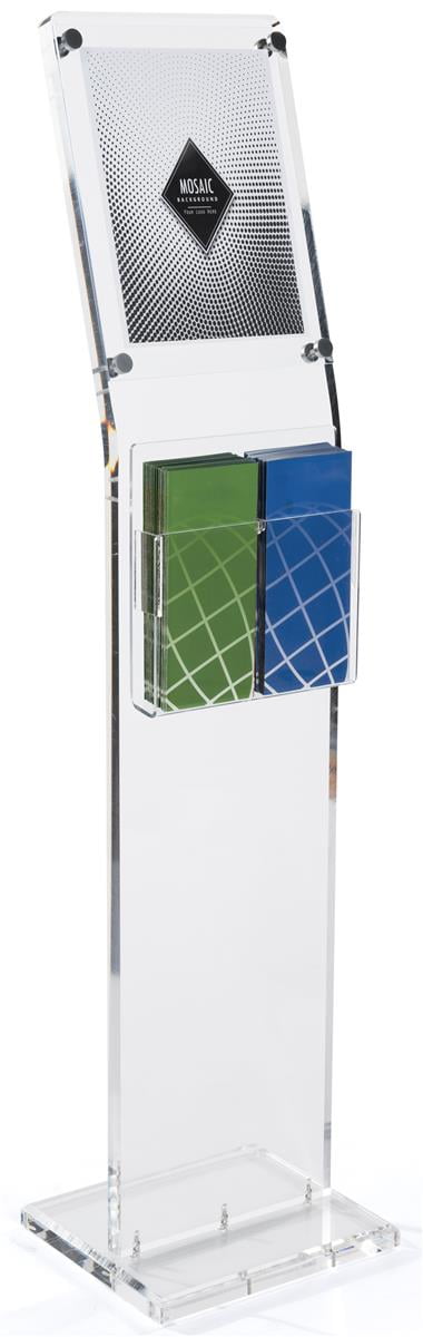 Floor-Standing Sign Holder for 8.5x11 Graphics with Adjustable ...