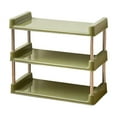 thumbnail image 1 of Floor Standing Storage Rack, Home Multi-Layer for Bedroom Kitchen Organizer for Convenient Daily Use Space Saving（Green), 1 of 6