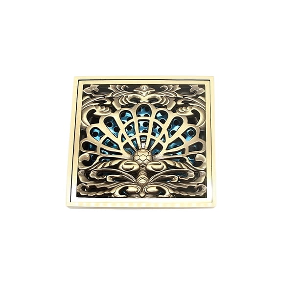 Floor Strainer Antique Metal Floor Drain Drainer Shower Strainer Toilet Sewer Shower Drain Filter Easy to Install