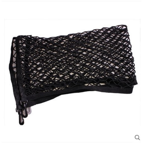 Floor Style Trunk Cargo Net, Floor Style Automotive Elastic Trunk Mesh Cargo Net - Premium Trunk Organizer and Storage - Luggage Net