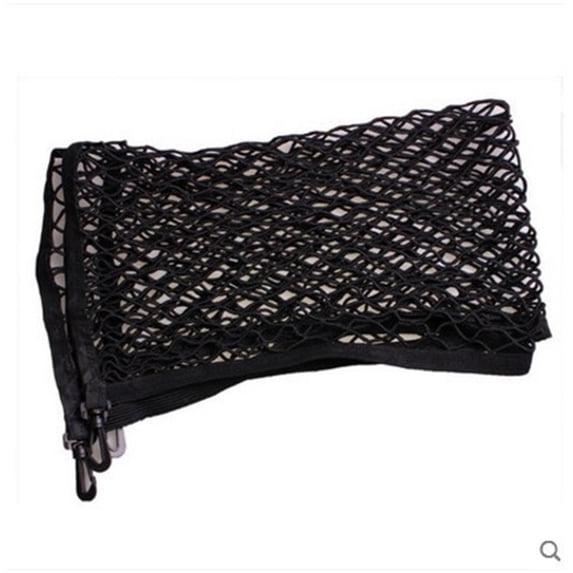 Floor Style Trunk Cargo Net, Floor Style Automotive Elastic Trunk Mesh Cargo Net - Premium Trunk Organizer and Storage - Luggage Net