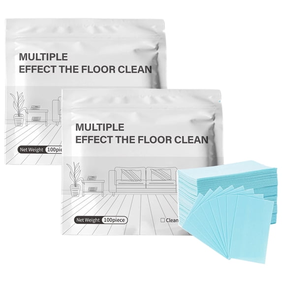 Floor Supplies, Floor Tablets, Non Toxic Floor Cleaner for Mopping, Multi Surface Cleaner, Floor Cleaner, 2 Packs 200 Total Pieces 4.5X3 in Deep Decontamination Descaling