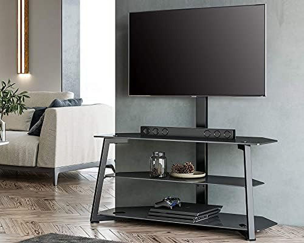 Floor TV Stand with for 3770 Inch TVs Universal Corner TV Stand for