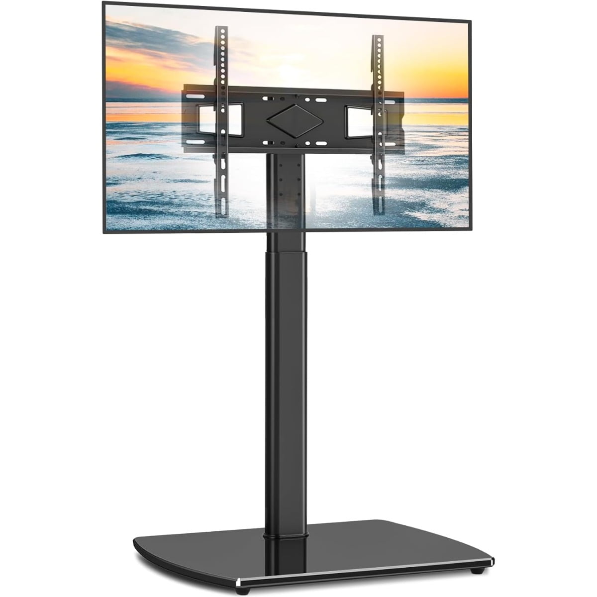 Floor TV Stand with Swivel Mount for Most 26 to 65 Inch LCD LED OLED