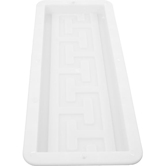 Floor Tile Mold Slabs Large Cobblestone Cement Concrete White