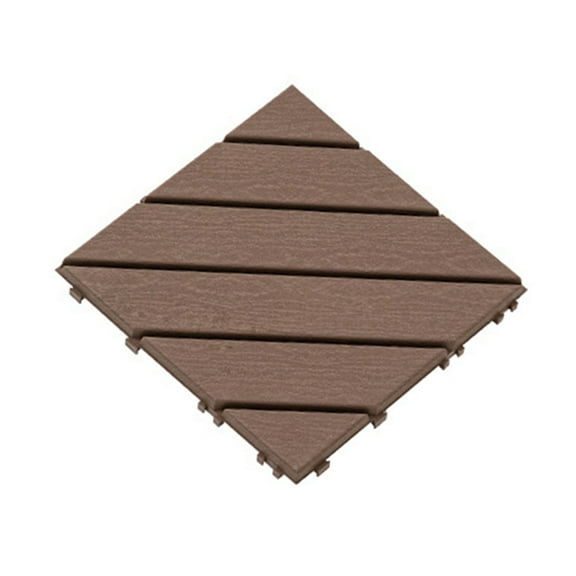 Floor Tile Snap Fit Multiple Mounting Styles with Open Mesh Outdoor Flooring All Weather Use Deck Tiles Household Use