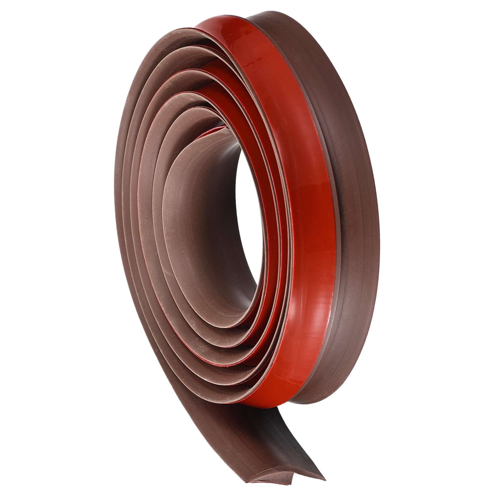 Floor Transition Strip, Self Adhesive Carpet Transition Edging Trim Strip Floor Strip, Dark Brown 6.6Ft