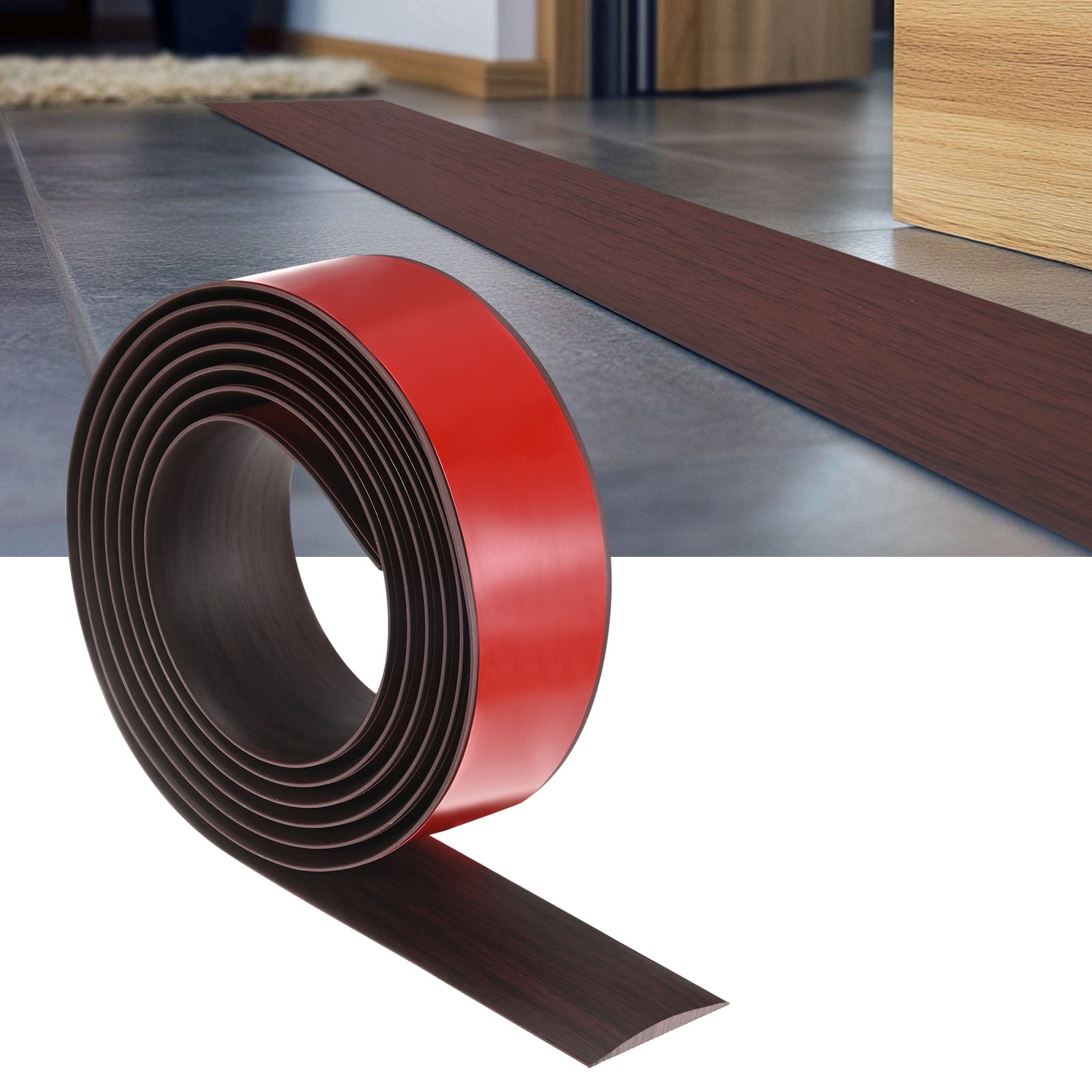 Floor Transition Strip Self Adhesive, 6.56FTx1.58Inch PVC Door ...