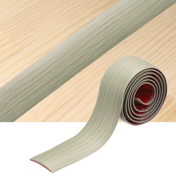 Floor Transition Strips, 3.28 ftx1.57" Edging Trim, Light Dark Wood Grain