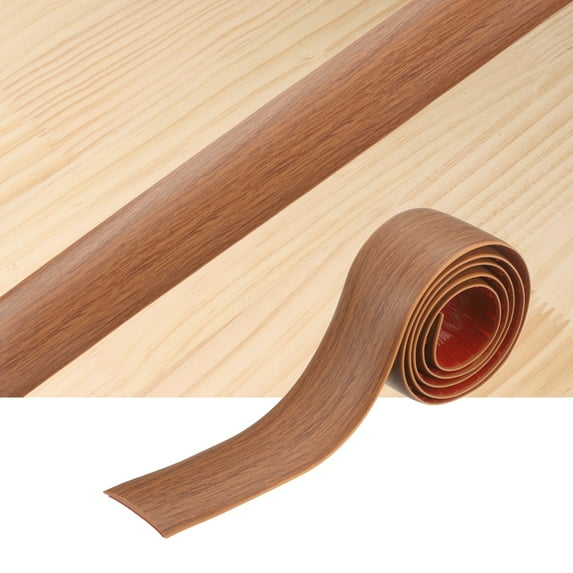 Floor Transition Strips, 3.28 ftx1.57" Edging Trim, Teak Wood Grain
