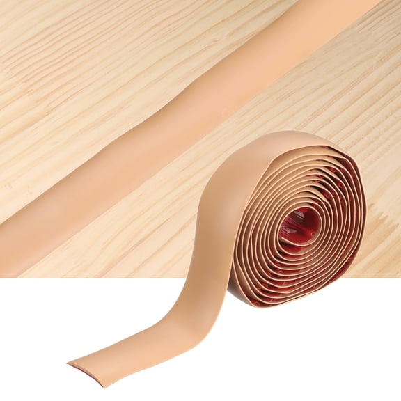 Floor Transition Strips, 9.84 ftx1.57" Edging Trim, Light Brown