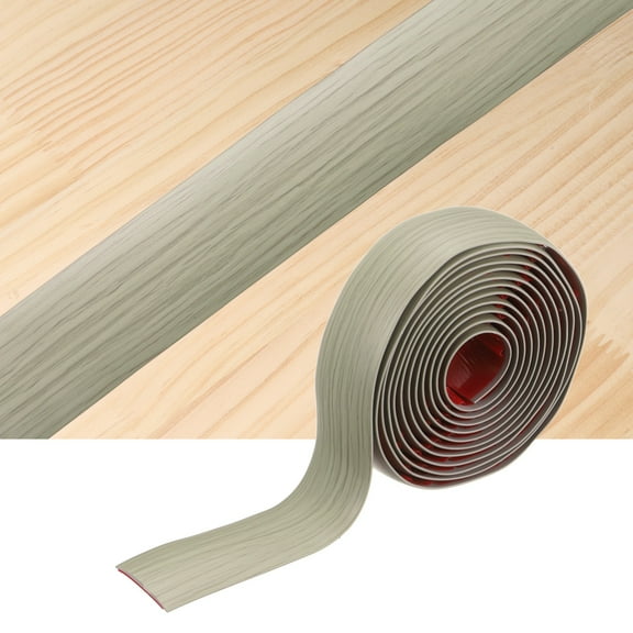 Floor Transition Strips, 9.84 ftx1.97" Edging Trim, Light Dark Wood Grain