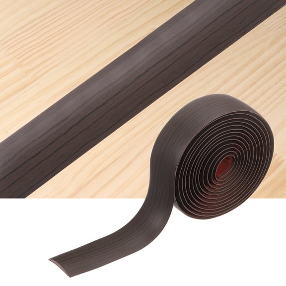 Floor Transition Strips, 9.84 ftx1.97" Edging Trim, Walnut Wood Grain